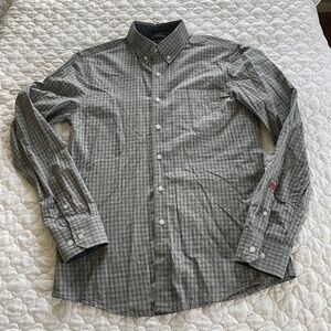 Betabrand Button‎ Down Shirt Size Small Organic Cotton